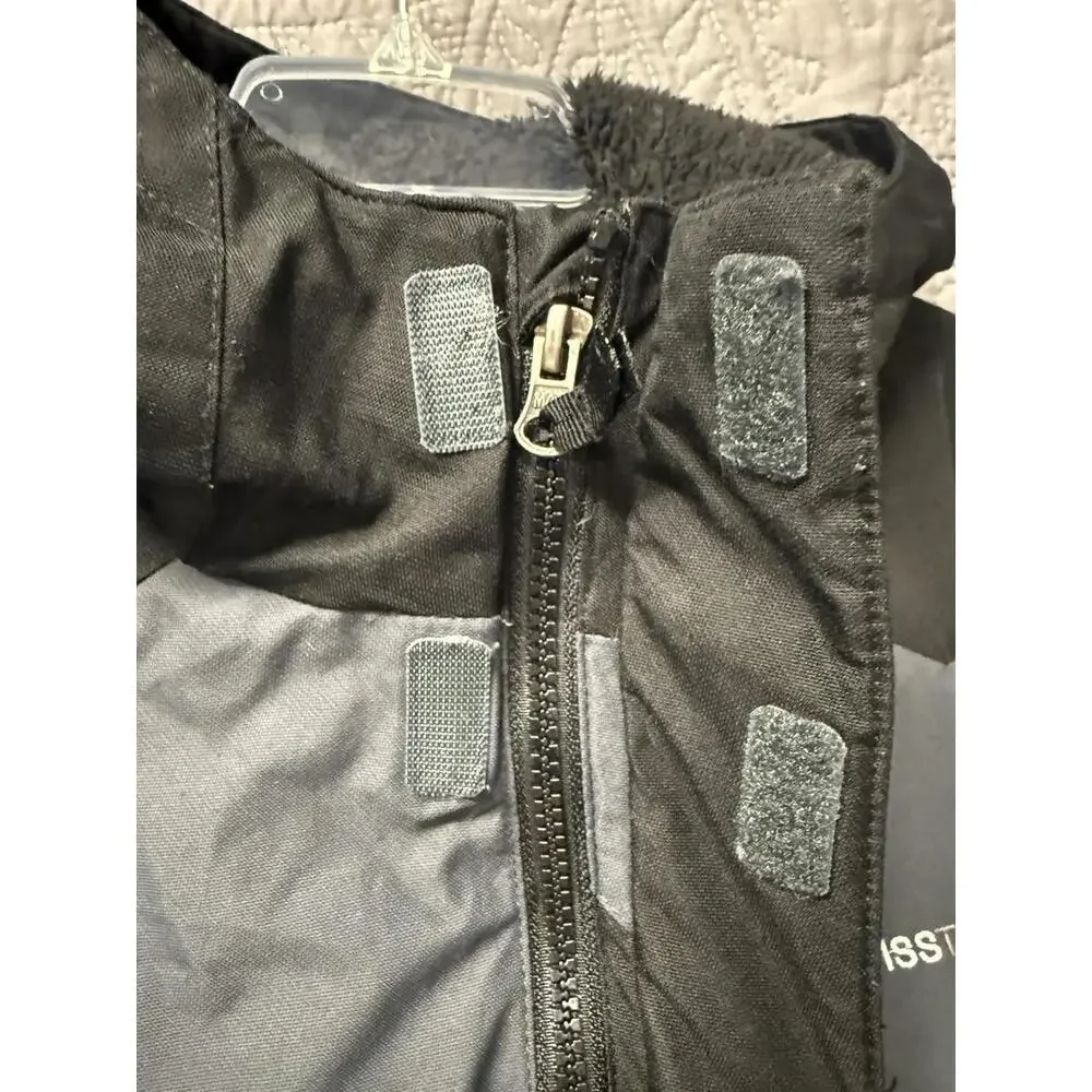 Swiss Tech‎ Black Gray Full Zip Hooded Jacket Coat Youth XXL  18